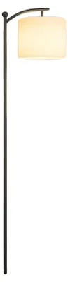 Image de Lampe sur pied, à intensité variable, avec télécommande, noire, noire, beige