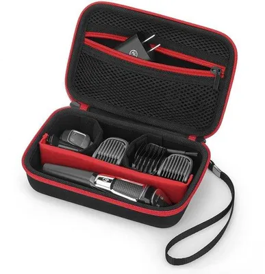 Produktbild von Reiseetui für Philips Norelco Multigroom 3000/5000 – passend für MG3740, MG5910 – Schutzhülle für Barttrimmer & Accessoires – Rasierer Aufbewahrung