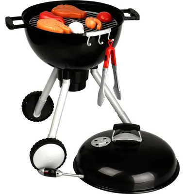 Produktbild von Theo Klein 9466 Weber Kugelgrill One Touch Premium | Kinder-Grill mit Licht, Sound und zahlreichem Zubehör