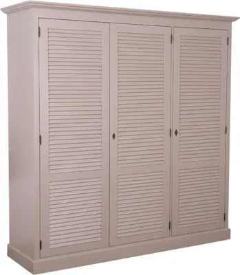 Produktbild von Casa Padrino Landhausstil Kleiderschrank 194 x 59 x H. 200 cm - Schlafzimmermöbel im Landhausstil