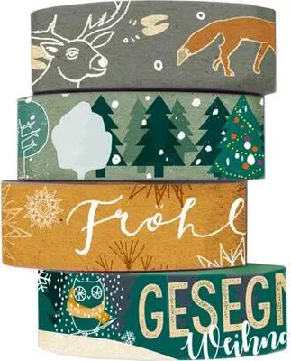 Produktbild von Washi Tapes Waldweihnacht