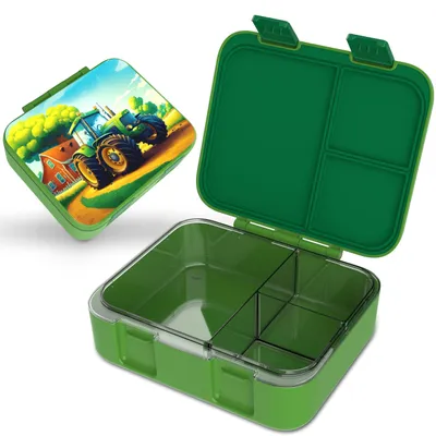 Immagine prodotto di Solidchoice - Contenitore per il pranzo per bambini, con scomparti - Senza BPA - Bento box