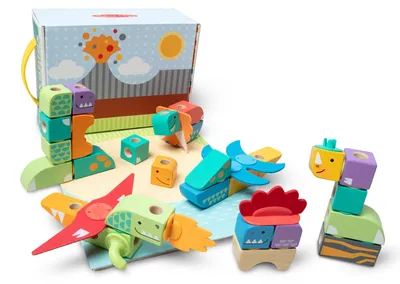 Immagine prodotto di Melissa & Doug, set di costruzioni "Blockables" a tema dinosauri