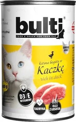 Produktbild von BULTI Rich in duck - nassfutter für Katzen - 400g