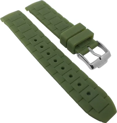 Produktbild von Jacques Lemans Uhrenarmband grün Silikon 1-1571 1-1745 1-1623 1-1587
