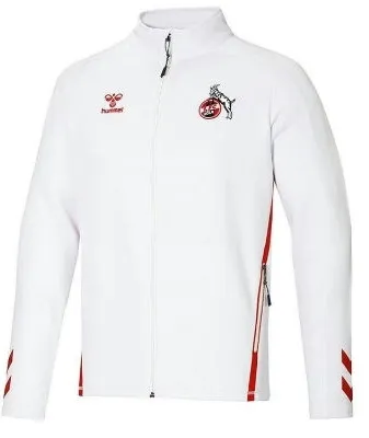 Produktbild von hummel 1FCK 22/23 LINE UP JACKET KIDS - WHITE/TRUE RED - 128