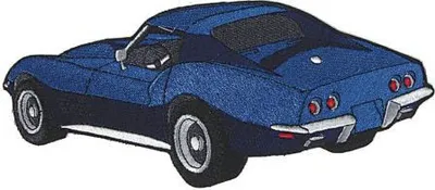 Produktbild von Rückenaufnäher - Oldtimer - 08027 - Gr. ca. 23 x 10 cm - Patches Stick Applikation