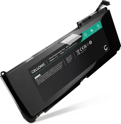 Produktbild von CELLONIC 1x Akku für Notebook Kompatibel mit Apple MacBook 13 - A1342, MacBook 13 2010, MacBook 13 2009, A1342 - (5900mAh, 11.1V)