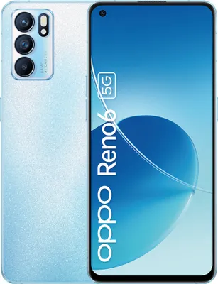 Produktbild von OPPO 6, 16,3 cm (6.43"), 8 GB, 128 GB, 64 MP, ColorOS 11.3, Blau