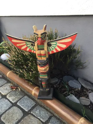 Produktbild von Totempfahl Wappenpfahl Marterpfahl Totem Pole Totem Stake 50 cm