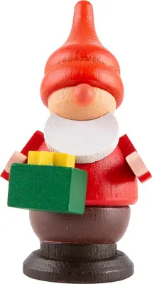 Produktbild von Zwerg mit Päckchen (6cm) von Spielwarenmacher Günther