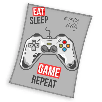 A graphic poster with a video game controller and text related to gaming.