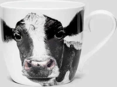 Immagine prodotto di Charlotte Nicolin Becher Rosa, Tasse, Kuh, Fine Bone China, Bunt, 415 ml, MU7509