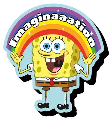 Produktbild von Spongebob Squarepantes - Wyobraźnia - Duży Magnes