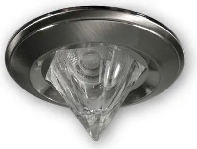 Produktbild von C-Light 230 V - GU10 Pyramiden Einbauleuchte alu gebürstet