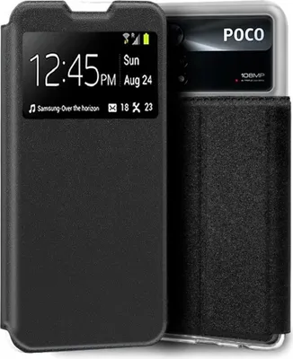 Produktbild von Flip-Cover Xiaomi Poco X4 Pro 5G Schwarz