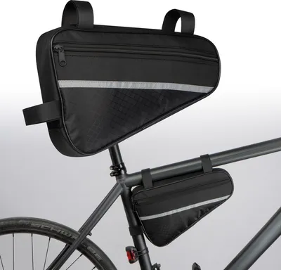 Produktbild von Fahrradtasche aus Polyester mit Reflektorstreifen