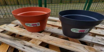Produktbild von Blumentöpfe 6,3 Liter in Schwarz aus 100 % Recycelnden Plastik