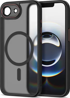Immagine prodotto di Custodia Tech-Protect MagCam per iPhone 16E, 17E - semitrasparente