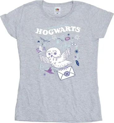 Produktbild von Harry Potter - "Letter From Hogwarts" T-Shirt für Damen BI24046 (XXL) (Grau)