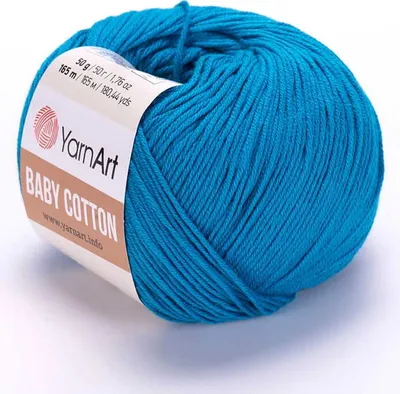 Zdjęcie produktu dla Włóczka YarnArt Baby Bawełna 458 / cyjan