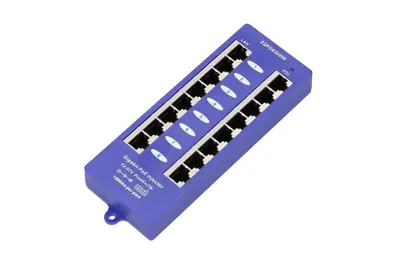 Produktbild von EXTRALINK PoE injector 8 portowy gigabit tryb B