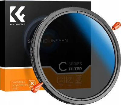 Obrázek produktu pro Hybridní filtr K&F Concept 2v1 CPL + FULL grey ND2-ND32 pro 72mm 72mm / KF01.2601