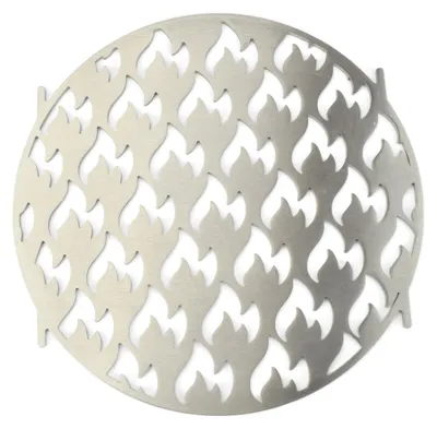 Produktbild von Edelstahl Grilleinsatz passend für das Weber GBS System | mit Flammendesign - extra stark 4mm