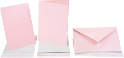 Image de folia 179591 10 folia Faltkarten mit Briefumschlägen pastell DIN A6