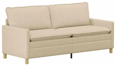 Obrázok produktu pre vidaXL Pohovka krémová 196 x 81 x 87,5 cm látková