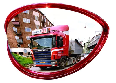 Produktbild von Weitwinkel - Spiegel 80 cm mit Universalhalterung