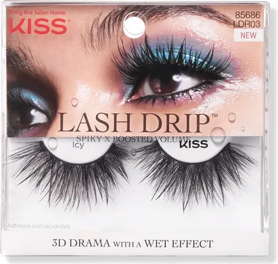 Produktbild von KISS | Künstliche Wimpern - LASH DRIP ICY - Dramatischer 3D Effekt - Spiky & Boosted Volume