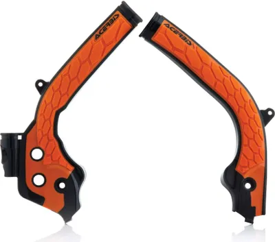 Productafbeelding van ACERBIS X-GRIP framebeschermingsbeugel voor KTM SX SXF HUSQVARNA TC 125 FC 25 350 450 16-20, zwart - oranje - 0021726.313