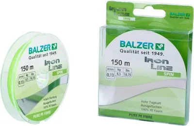 Produktbild von Balzer Iron Line 4 Spin chartreuse 150 m Spule 0,19 mm/12,9 kg
