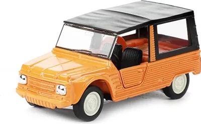 Produktbild von CITROEN MEHARI 1968 Modellauto 11cm aus Metall Modell Auto Spielzeugauto WELLY Kinder Spielzeug Geschenk 18 (Orange)