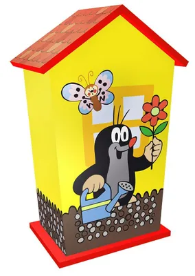 Obrázok produktu pre Drevená pokladnička s krtkom
