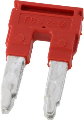 Immagine prodotto di Phoenix Contact, ponte di collegamento FBS 2-12, corrente nominale 76A, colore rosso, materiale: rame (Cu) - 1 pezzo