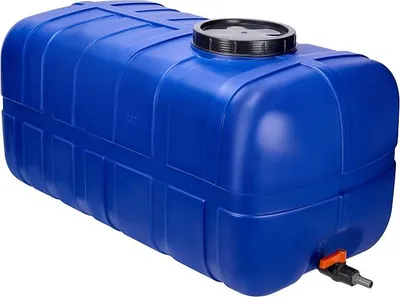 Produktbild von Wassertank 280 Liter Wasserbehälter mit Deckel Regenwassertank Großbehälter für Haushalt und Gewerbe GD-0098 (Blau)