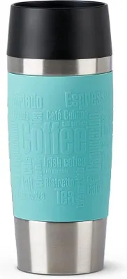 Produktbild von Famanu Reisebecher 360 ml - mintgrün, BPA-frei, 100% dicht, spülmaschinenfest