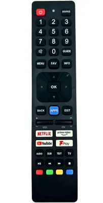 Zdjęcie produktu dla Pilot do TV Sharp AQUOS SHW/RMC/0140N na podczerwień / bez parowania