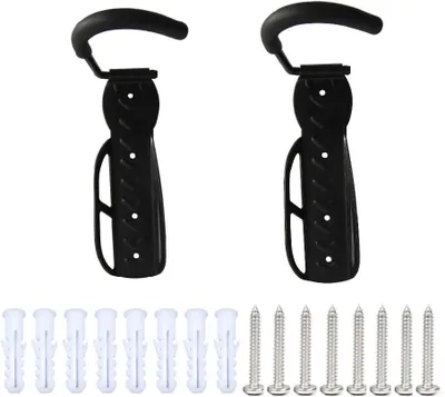 Imagen del producto de Soporte de pared para bicicletas, color , juego de 2 unidades, ideal para garaje y jardín