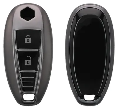Produktbild von kwmobile Schlüsselhülle für Suzuki Sport 2-Tasten Autoschlüssel Keyless Go Hülle - Autoschlüssel Schlüssel Hülle aus TPU Silikon - Schlüsselschutz