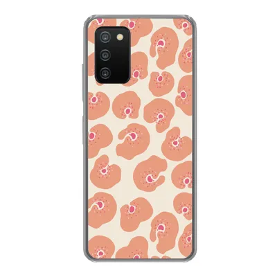 Produktbild von MuchoWow® Handyhülle Schutzhülle Hülle für Samsung Galaxy A03s Blume - Muster - Abstrakt Silikon Softcase Handy Hülle - Schutz