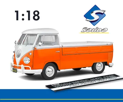 Zdjęcie produktu dla Solido VOLKSWAGEN T1 PICKUP, Model samochodu miejskiego, 1:18, VOLKSWAGEN T1 PICKUP, Chłopiec, 14 lat(a), Drzwi
