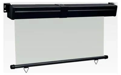 Produktbild von Balkon-Seitenmarkise 145x250 cm Grau, Wasserdichte Markise für Balkon, Terrasse, Wohnmobil, Garten und Café