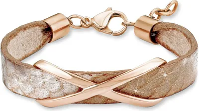 Produktbild von s.Oliver Jewel Damen Armband Edelstahl Leder SO1350/1 - 540216