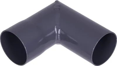 Zdjęcie produktu dla Renoplast System rynnowy R50 na tarasy i balkony, Kolanko rury spustowej 87°, Grafit