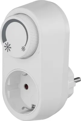 Produktbild von REV Zwischenstecker mit integr. LED-Dimmer, weiß EMD201 20270112