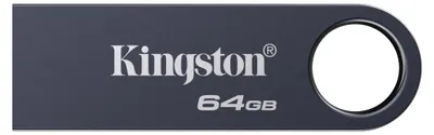 Produktbild von Kingston Technology DataTraveler SE9 G3 USB-Stick 64 GB – USB 3.2 Gen 1, bis 220 MB/s, kompaktes Design ohne Kappe, Schwarz