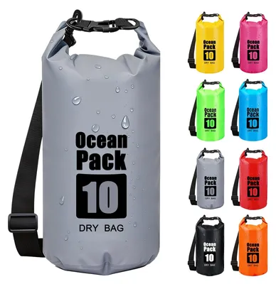 Immagine prodotto di Borsa impermeabile dry bag - 5 L - Chiusura a rotolo - Tracolla regolabile - Rosa